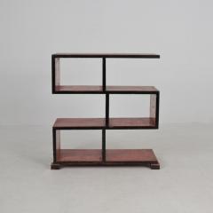Mikko Nupponen Art Deco Side Table in Black Red Mikko Nupponen Lahti Finland 1930s - 4600201