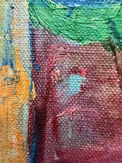 Mildred Tommy Mrs Fisher Winston Atkin Mildred Tommy Atkin Mid century Painting Abstract Expressionist - 4271431
