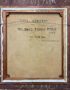 Mildred Tommy Mrs Fisher Winston Atkin Mildred Tommy Atkin Mid century Painting Abstract Expressionist - 4271453