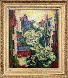 Mildred Tommy Mrs Fisher Winston Atkin Mildred Tommy Atkin Mid century Painting Abstract Expressionist - 4277048