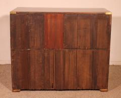 Military Or Campaign Officers Chest Of Drawers In Mahogany 19th Century - 4202121