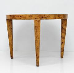 Milo Baughman 1970s American Modern Round Burl Wood Center Occasional Table - 4764770