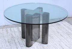 Milo Baughman 1970s Custom Made Chrome Dining Table With Glass Top - 1458710