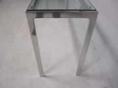 Milo Baughman 1970s Polished Aluminum Long Mid Century Modern Console Table - 1746992