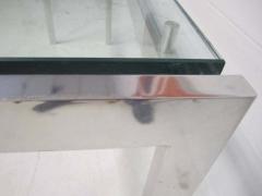 Milo Baughman 1970s Polished Aluminum Long Mid Century Modern Console Table - 1747000