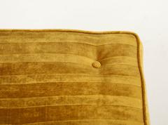 Milo Baughman 1970s X Base Ottomans In Velvet Attributed To Milo Baughman - 4227879
