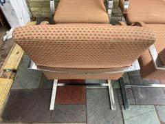 Milo Baughman 4 Stylish Milo Baughman Cantelievered BRNO Chrome Dining Chair Mid Century - 4729538