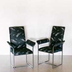 Milo Baughman A Pair of Milo Baughman Designed Armchairs 1970s - 3112896