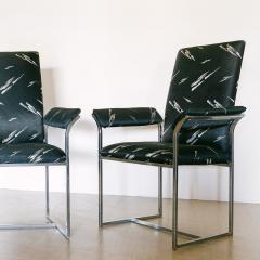 Milo Baughman A Pair of Milo Baughman Designed Armchairs 1970s - 3112898