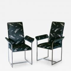 Milo Baughman A Pair of Milo Baughman Designed Armchairs 1970s - 3115592