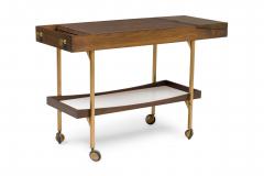 Milo Baughman American Mid Century Milo Baughman Bar Cart with Low Tier - 4274151