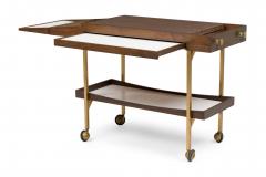 Milo Baughman American Mid Century Milo Baughman Bar Cart with Low Tier - 4274153