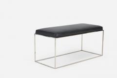 Milo Baughman Architectural Chrome Frame Bench by Milo Baughman - 1102135