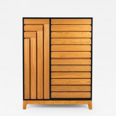 Milo Baughman Bespoke Two Tone Geometric Gentlemans Dresser by Milo Baughman - 3285310
