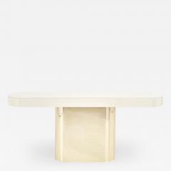 Milo Baughman Brass Console Laminate Top 1980 - 2053628