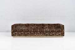 Milo Baughman Brass Plinth Base Sofa 1960 - 2258124