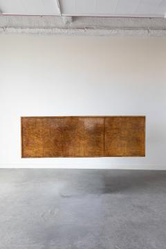 Milo Baughman Burl Wood Floating Cabinet by Milo Baughman - 4518265