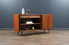 Milo Baughman California Modernist Tambour Door Credenza by Milo Baughman - 3869526