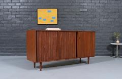 Milo Baughman California Modernist Walnut Tambour Door Credenza by Milo Baughman - 4598148