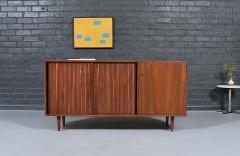 Milo Baughman California Modernist Walnut Tambour Door Credenza by Milo Baughman - 4598152