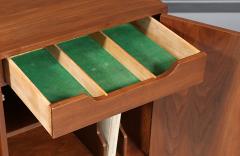 Milo Baughman California Modernist Walnut Tambour Door Credenza by Milo Baughman - 4598155