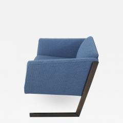 Milo Baughman Cantilever Bronze Lounge Chair 1970 s - 1506342