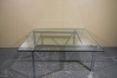 Milo Baughman Chrome and Glass Coffee table in the manner of Milo Baughman - 3319010