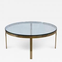 Milo Baughman Chrome and Glass Round Coffee Table Attributed to DIA - 2861926