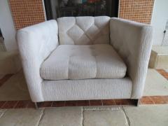 Milo Baughman Chunky Milo Baughman Chrome Flat Bar Lounge Chair Mid Century Modern - 1222502