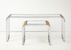 Milo Baughman Console and low table - 3868057