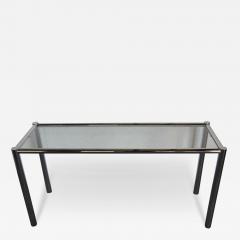Milo Baughman Console table in chrome and glass - 3600804