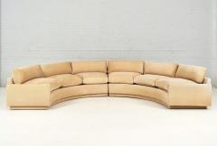 Milo Baughman Curved Circular Sofa 1960 - 2410319