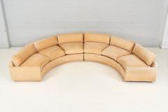 Milo Baughman Curved Circular Sofa 1960 - 2410320