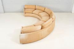Milo Baughman Curved Circular Sofa 1960 - 2410322