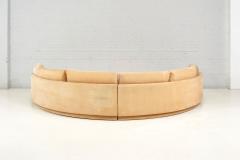 Milo Baughman Curved Circular Sofa 1960 - 2410324
