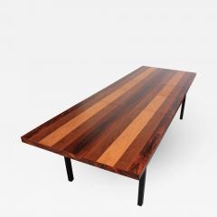 Milo Baughman Directional Mixed Wood Dining Table by Milo Baughman - 435049