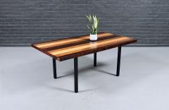 Milo Baughman Expanding Milo Baughman Multi Wood Dining Table for Directional - 4795524