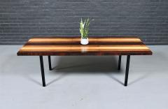 Milo Baughman Expanding Milo Baughman Multi Wood Dining Table for Directional - 4795526