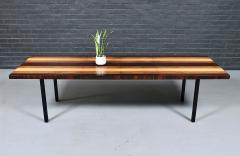 Milo Baughman Expanding Milo Baughman Multi Wood Dining Table for Directional - 4795527