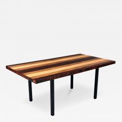 Milo Baughman Expanding Milo Baughman Multi Wood Dining Table for Directional - 4795729