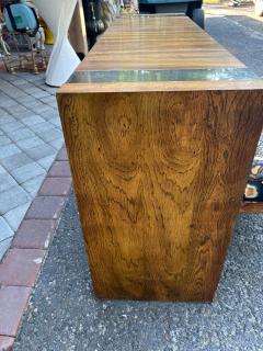 Milo Baughman Fabulous Set Milo Baughman style Console Mirror Pair Stools Mid Century Modern - 4696943