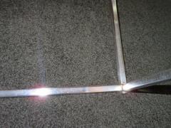 Milo Baughman Fantastic Milo Baughman Burled Walnut Side End Table Thin Chrome Frame - 1454156
