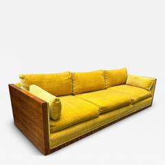 Milo Baughman Fantastic Milo Baughman style Rosewood Case Sofa Mid Century Modern - 3985962