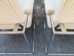Milo Baughman Fantastic Pair of Milo Baughman Chrome Frame Scoop Chairs Mid Century Modern - 1199959