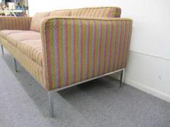 Milo Baughman Fantastic Signed Milo Baughman Chrome Three Seat Sofa Mid Century Modern - 1200536