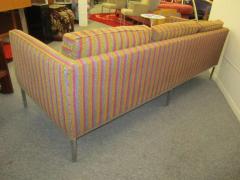 Milo Baughman Fantastic Signed Milo Baughman Chrome Three Seat Sofa Mid Century Modern - 1200538