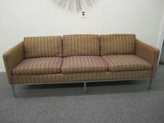 Milo Baughman Fantastic Signed Milo Baughman Chrome Three Seat Sofa Mid Century Modern - 1200544