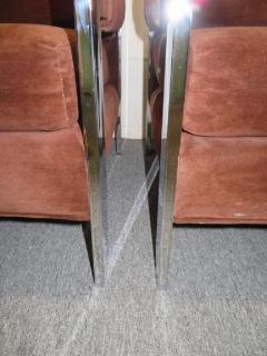 Milo Baughman Gorgeous Chunky Chrome Pair Milo Baughman Lounge Chairs Mid Century Modern - 1199947