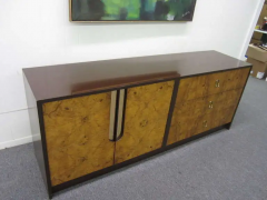 Milo Baughman Gorgeous Milo Baughman Burled Wood Credenza Mid century Modern - 3093613