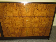 Milo Baughman Gorgeous Milo Baughman Burled Wood Credenza Mid century Modern - 3093631